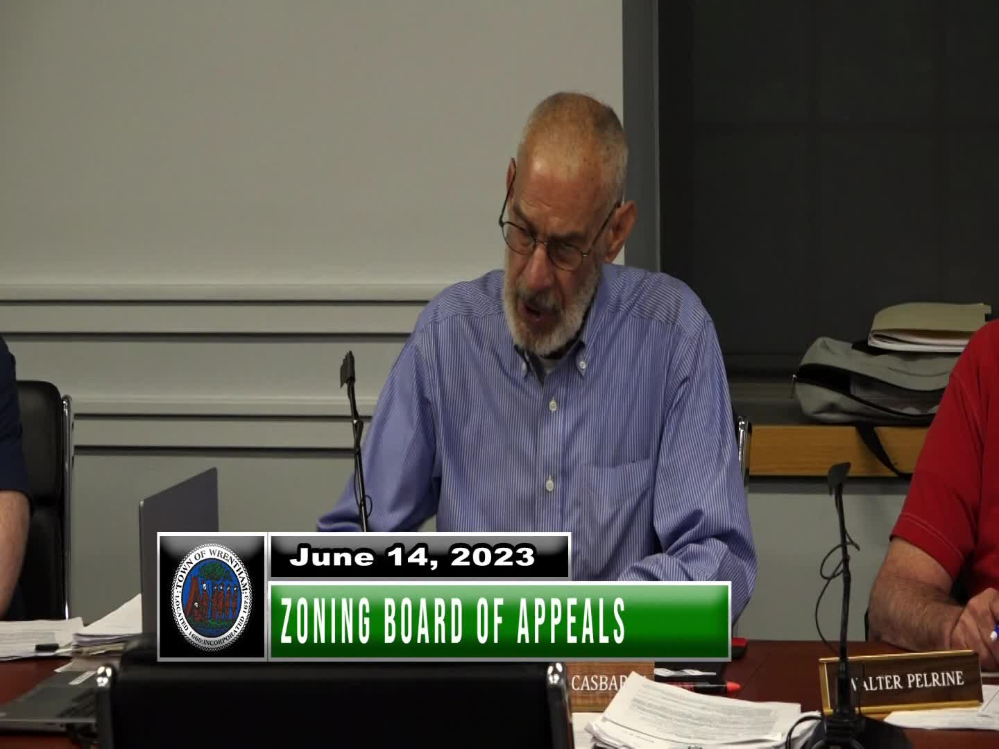 Wrentham Zoning Board of Appeals meeting of June 14, 2023